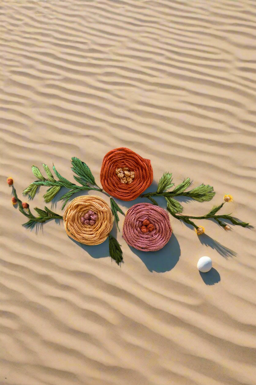 Mũ nón cói vành rộng thêu tay thời trang Hity