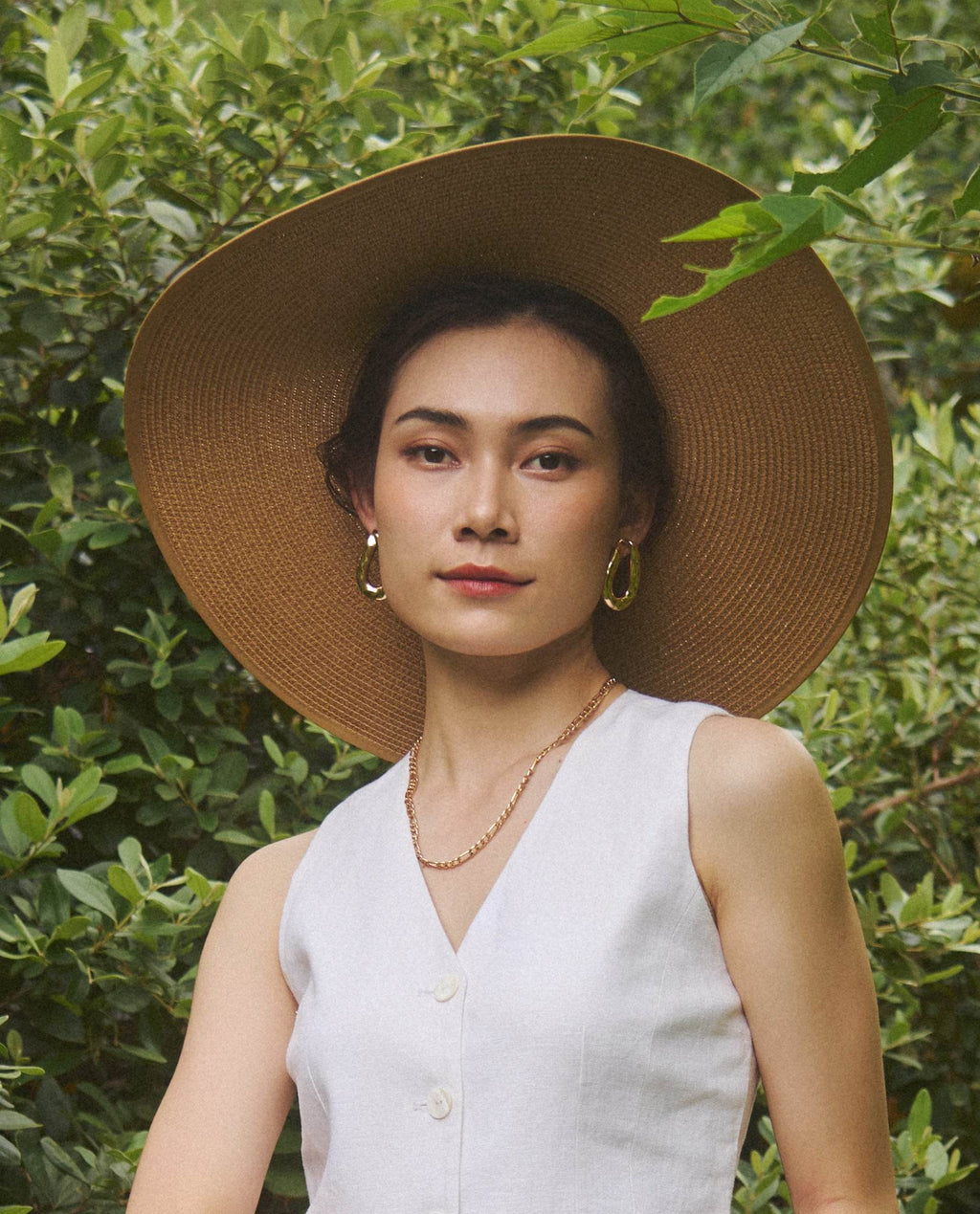 Mũ cói rộng vành thời trang Hity