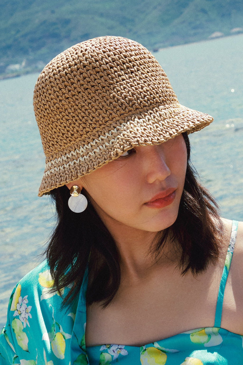 Mũ cói vành nhỏ thời trang Hity