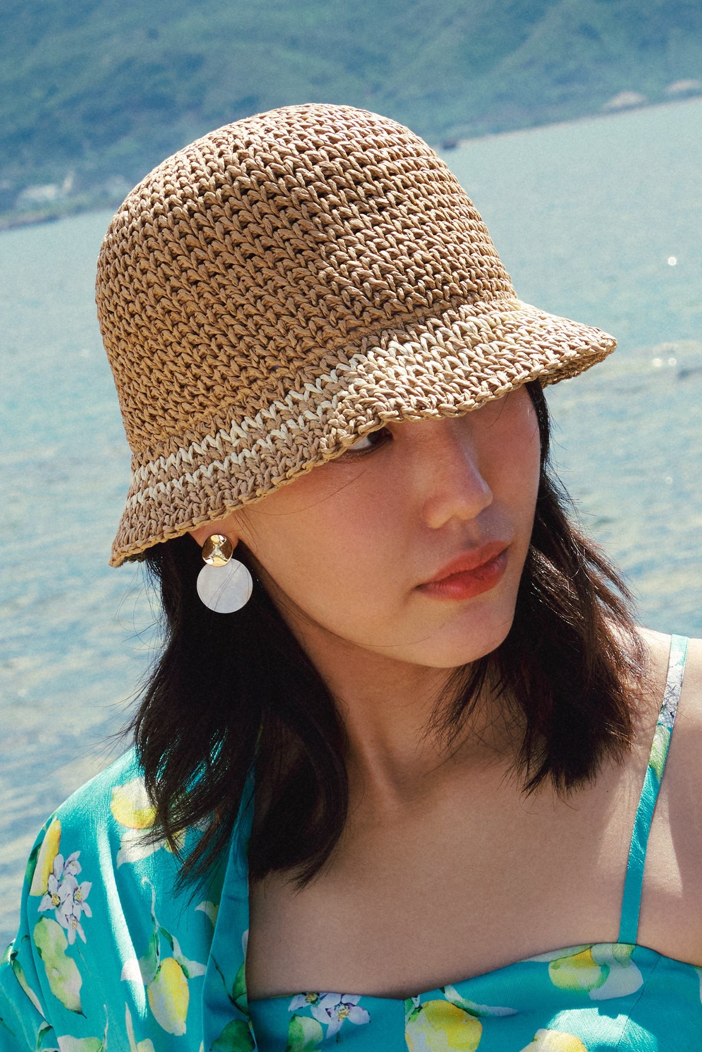 Mũ cói vành nhỏ thời trang Hity