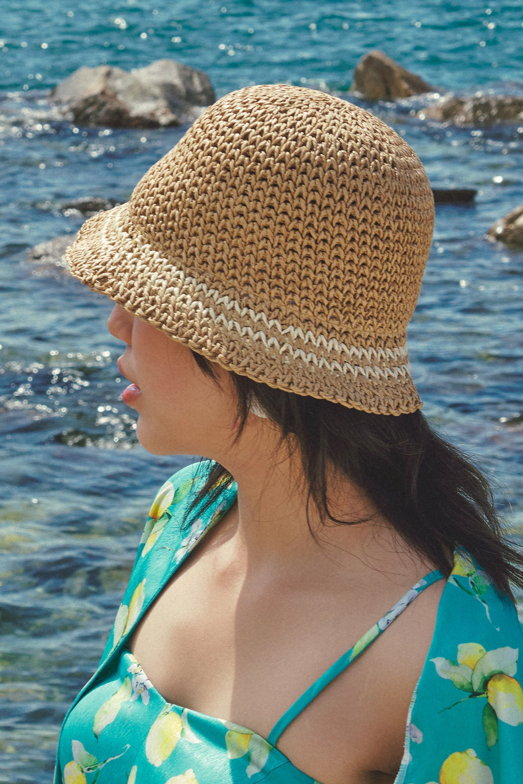 Mũ cói vành nhỏ thời trang Hity