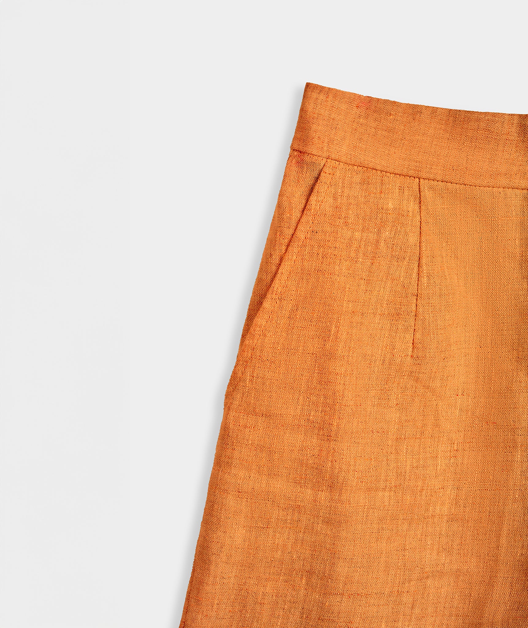 Quần ống suông lưng thun linen thời trang Hity