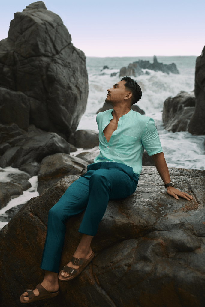 Quần Baggy Lưng Thun Chàm - Hity