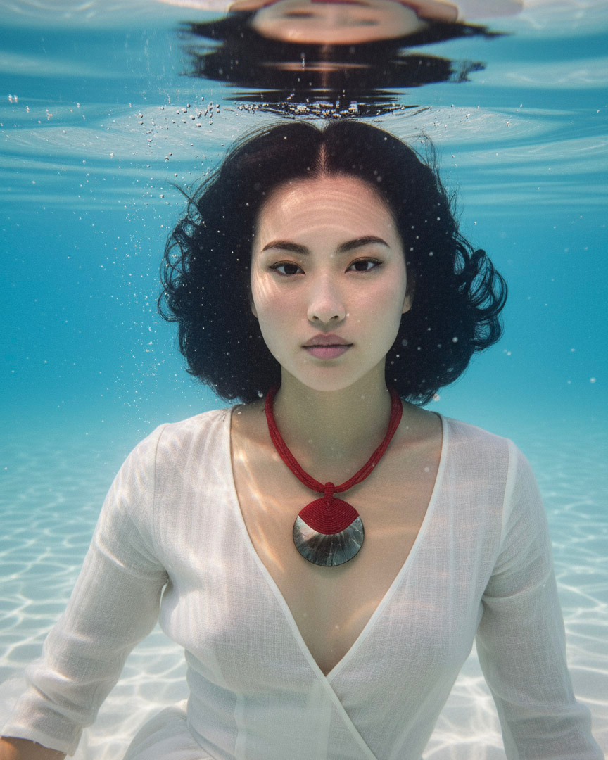 Vòng cổ mặt vỏ cửu khổng bào ngư thời trang Hity