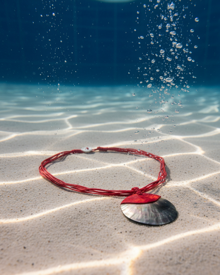 Vòng cổ mặt vỏ cửu khổng bào ngư thời trang Hity