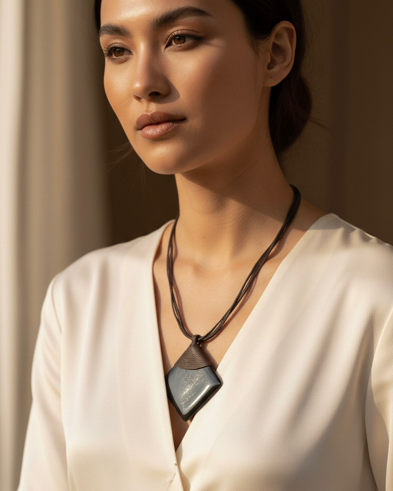 Vòng cổ mặt sừng trâu thời trang Hity