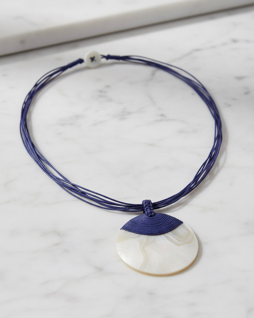 Vòng cổ mặt vỏ trai xà cừ thời trang Hity