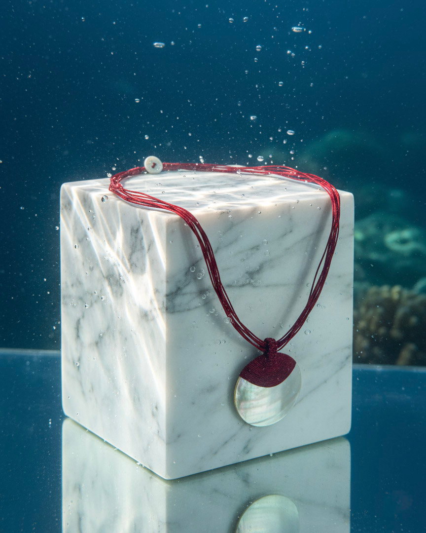 Vòng cổ mặt vỏ trai xà cừ thời trang Hity