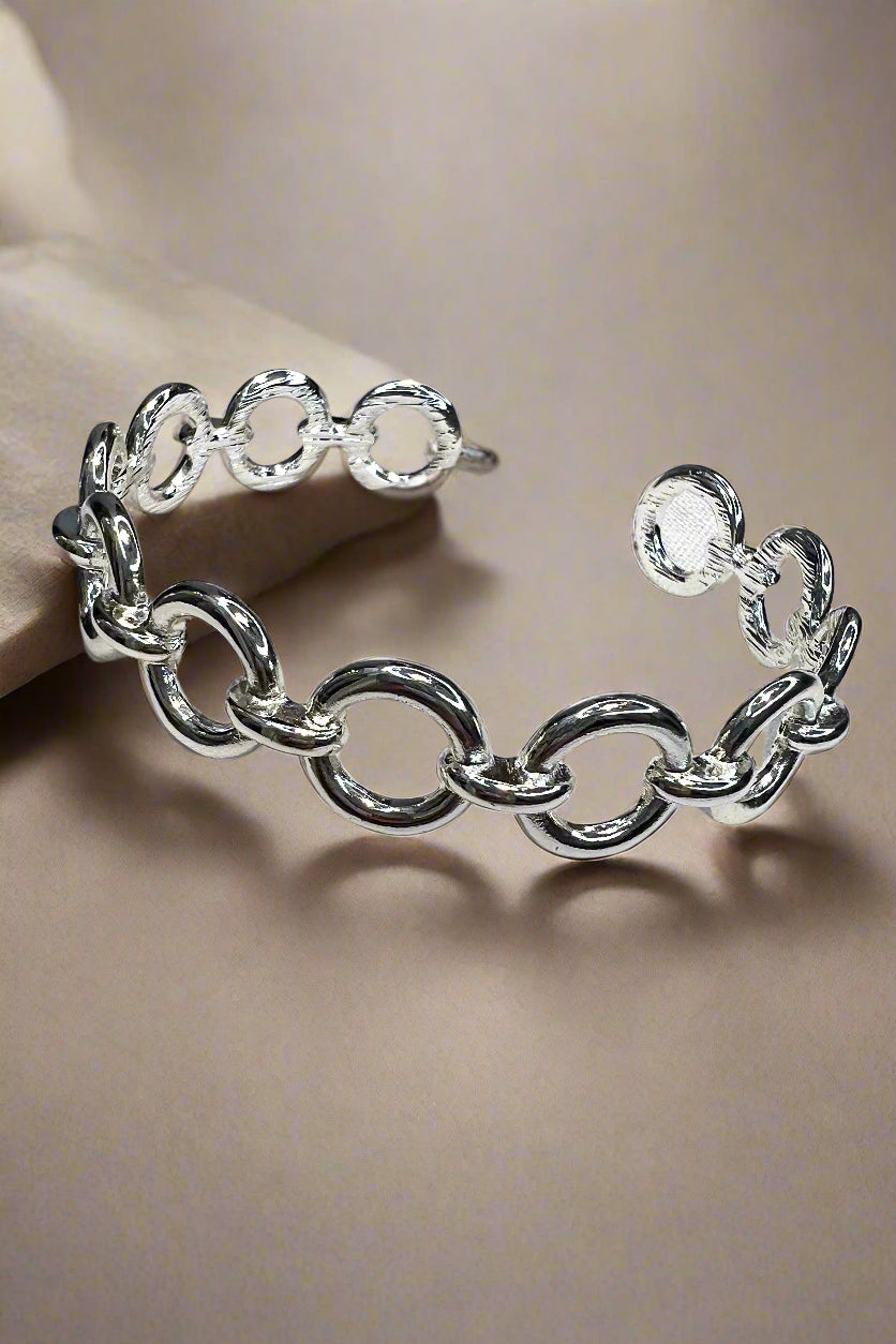 Vòng tay kiềng xích bạc thời trang Hity