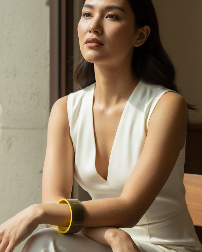 Vòng tay sơn mài trang sức thủ công handmade thời trang Hity