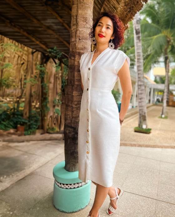 Đầm Ôm Tweed Thanh Nhã DRE084 - Hity