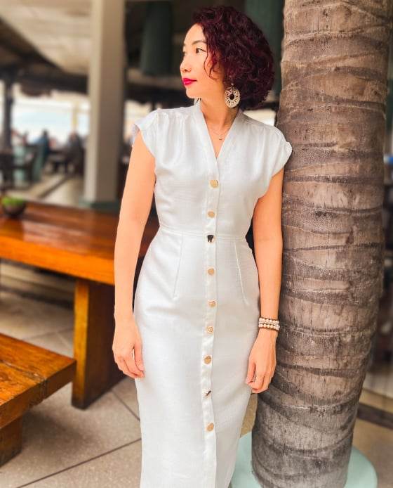 Đầm Ôm Tweed Thanh Nhã DRE084 - Hity