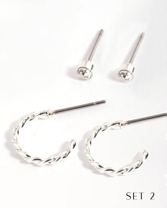 Bộ Bông Tai Nụ Zirconia ACC030 - Hity