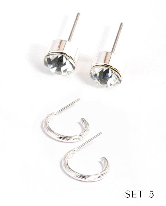 Bộ Bông Tai Nụ Zirconia ACC030 - Hity