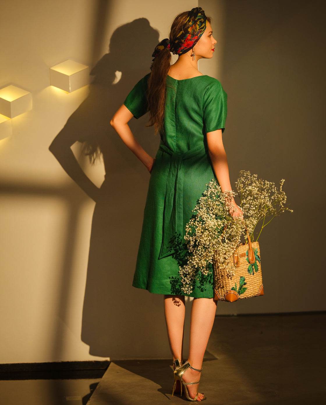 Đầm Suông Linen Tre DRE163 - Hity