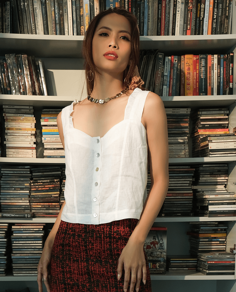Áo Croptop Linen Nắng TOP186 - Hity