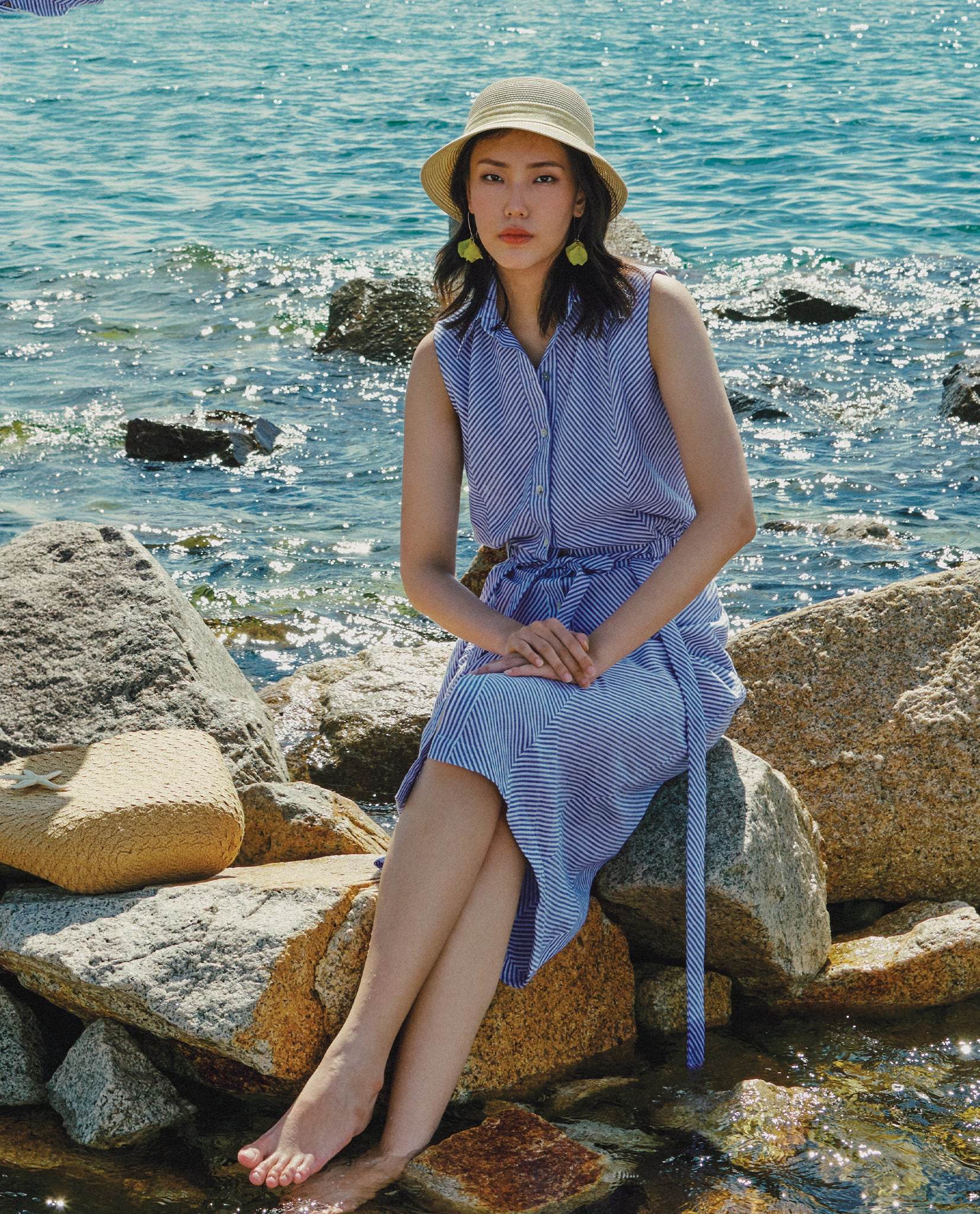 Áo Croptop Linen Tuyền TOP224 - Hity