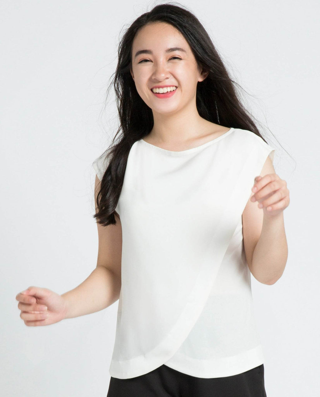 Áo Đắp Vạt Cúc Tần TOP090 - Hity