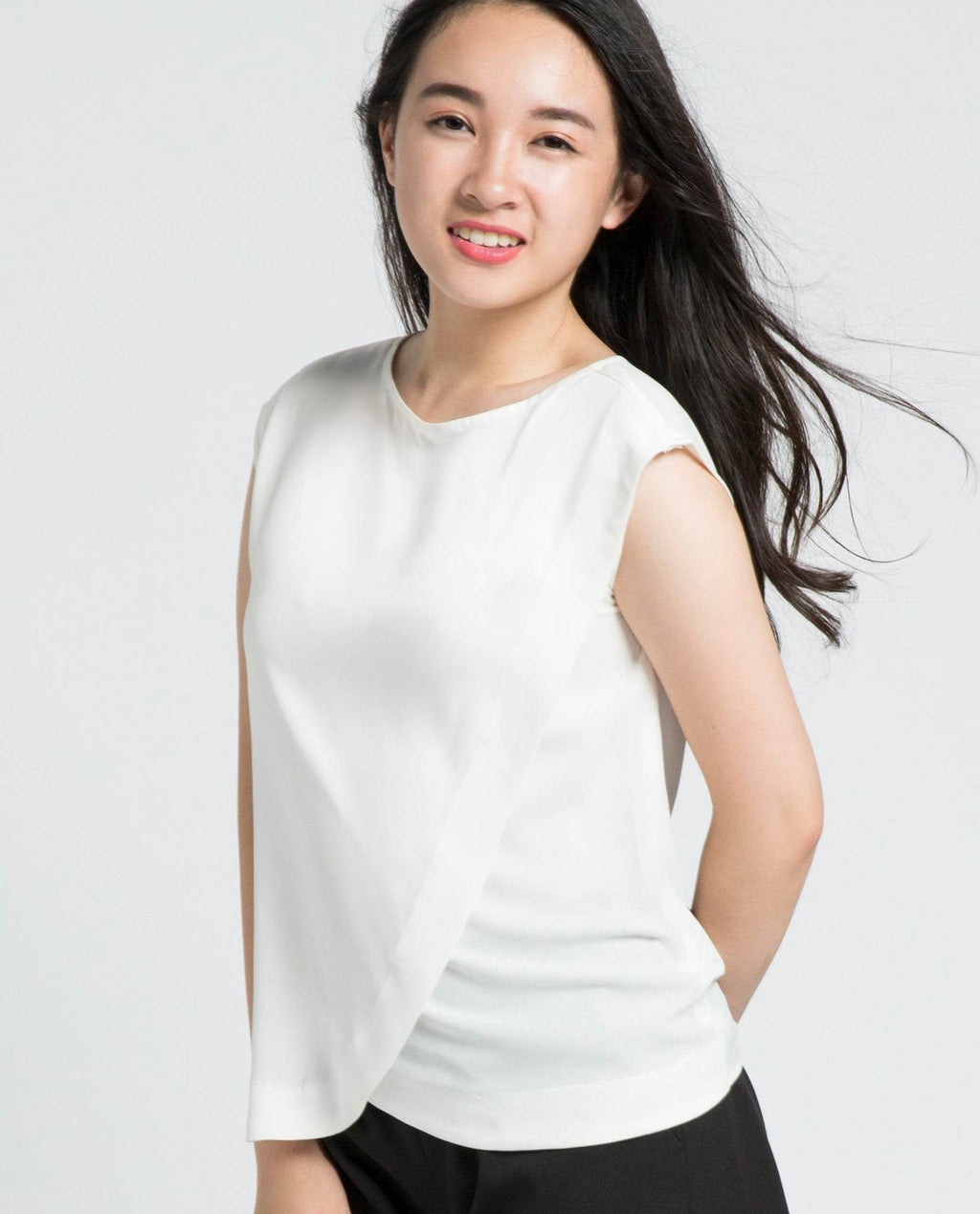 Áo Đắp Vạt Cúc Tần TOP090 - Hity