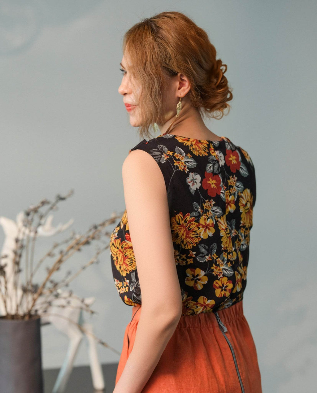 Áo Không Tay Cúc TOP129 - Hity