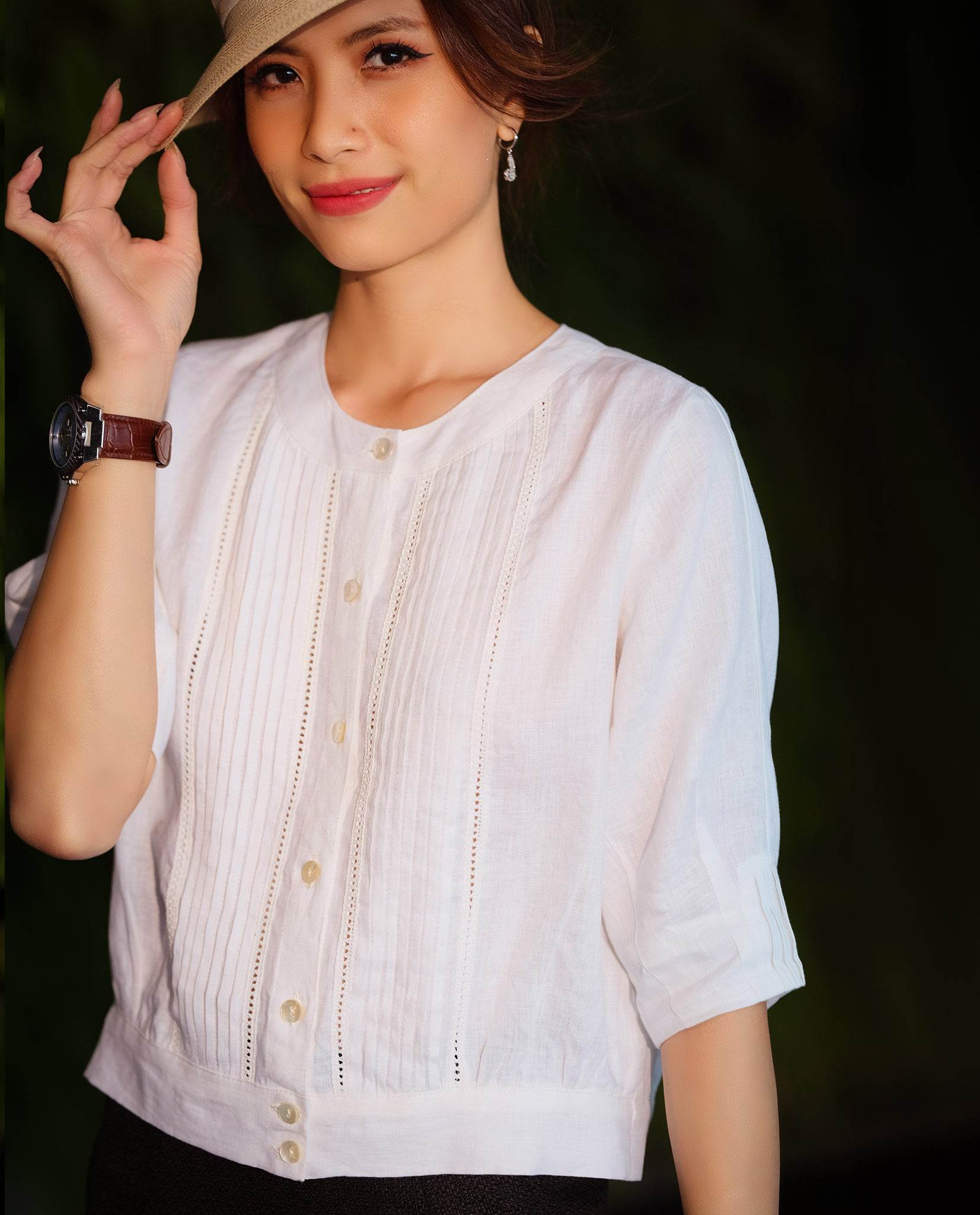 Áo Linen Mộc Châu TOP188 - Hity