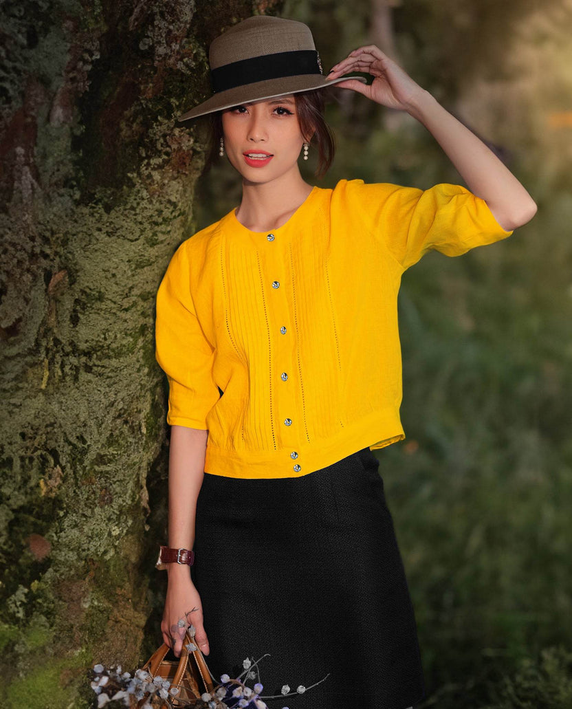 Áo Linen Tràng An TOP188 - Hity