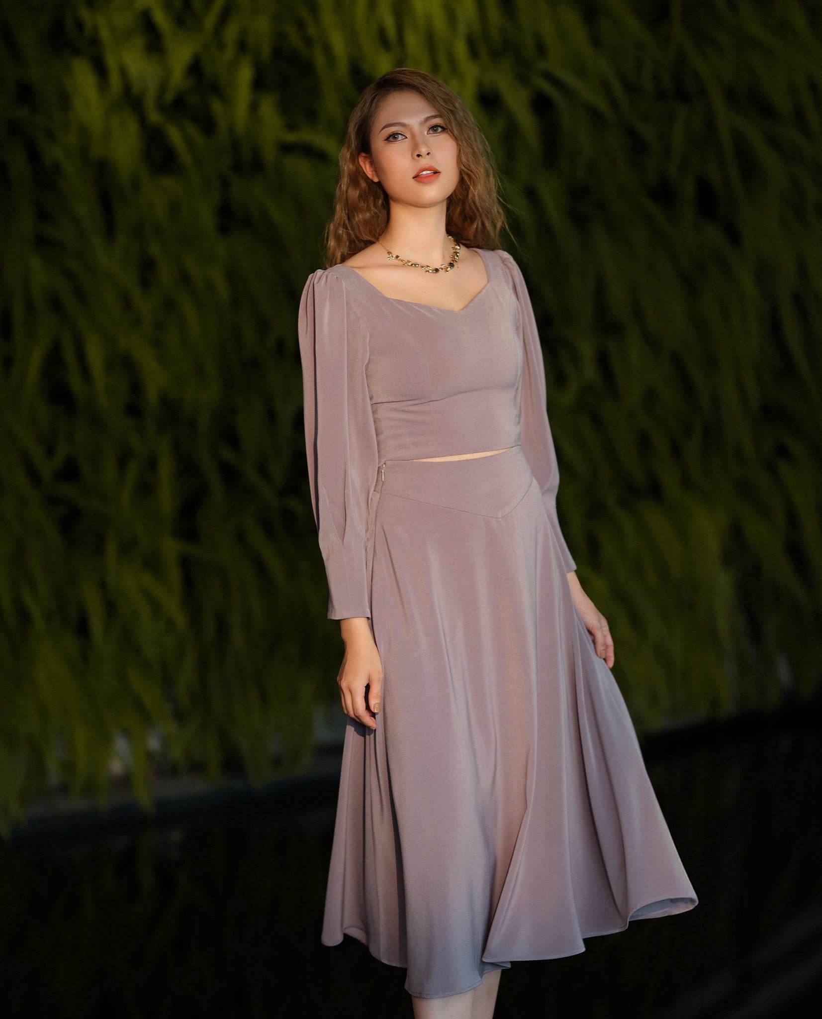 Áo Croptop Smock Vĩ Dạ TOP179 - Hity