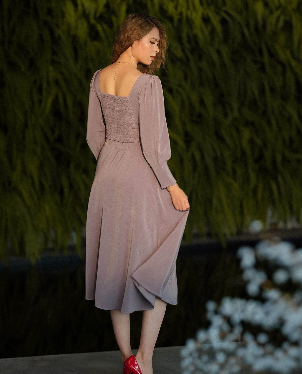 Áo Croptop Smock Vĩ Dạ TOP179 - Hity