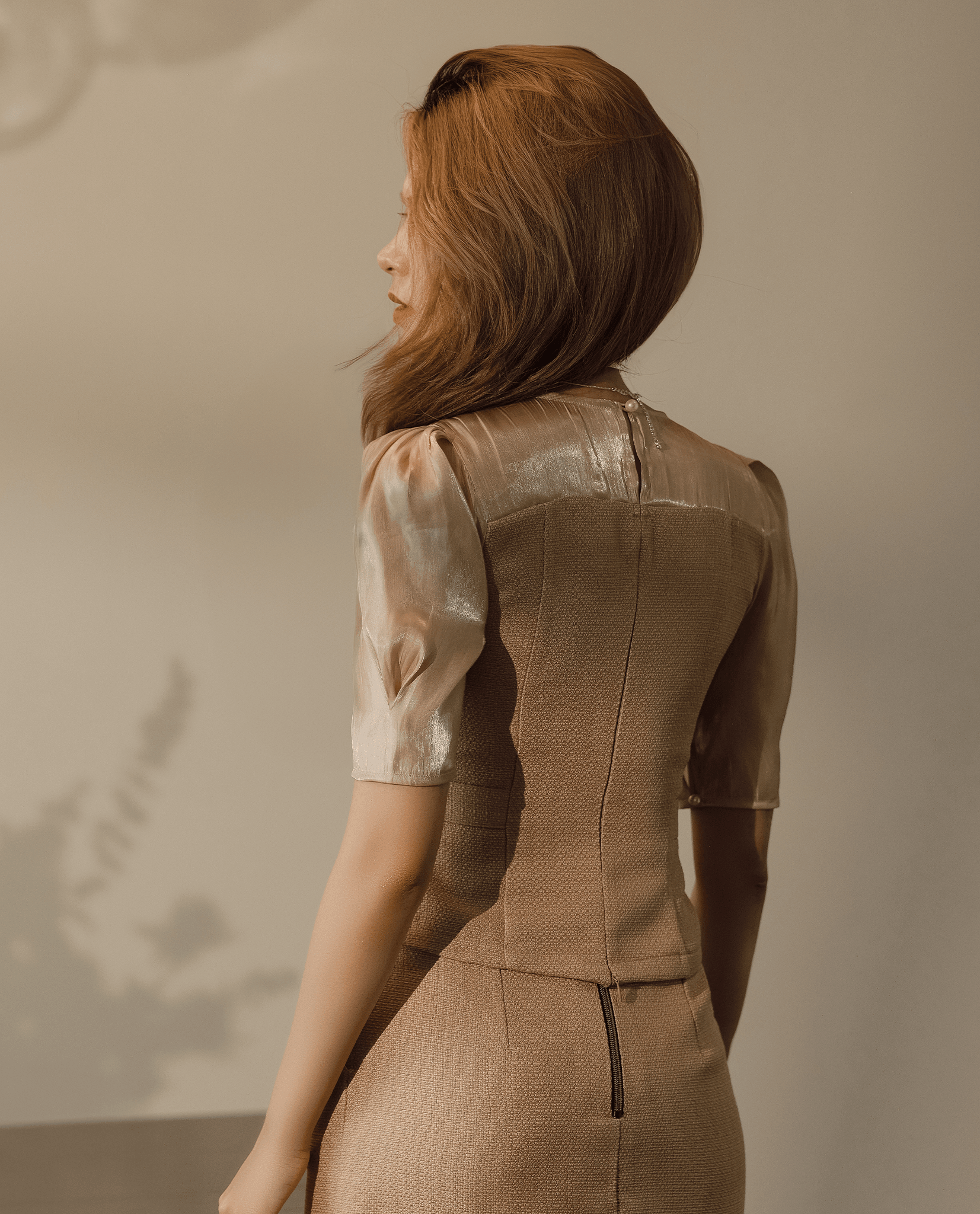 Áo Peplum Tweed Hương Giang TOP184 - Hity