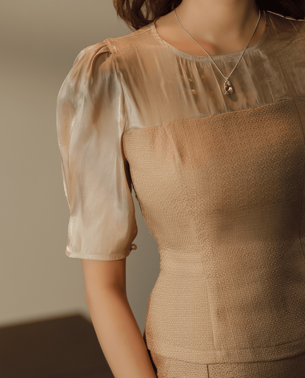 Áo Peplum Tweed Hương Giang TOP184 - Hity