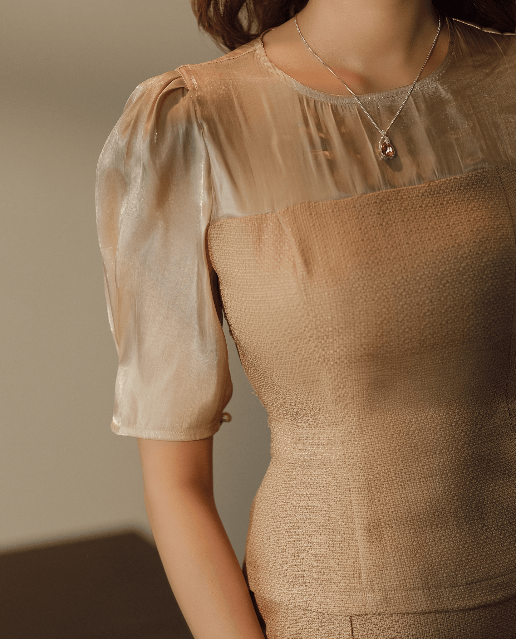 Áo Peplum Tweed Hương Giang TOP184 - Hity