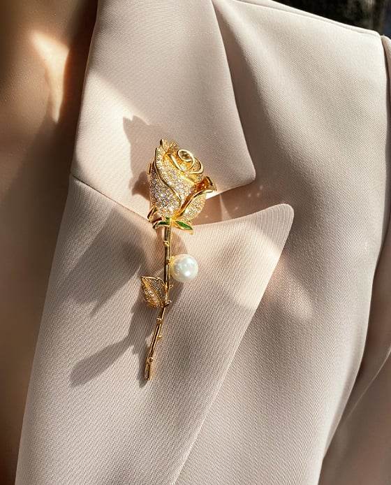 Cài Áo Hoa Hồng Secret ACC139 - Hity