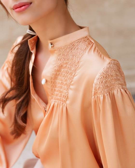 Áo Lụa Smocked Inka TOP163 - Hity