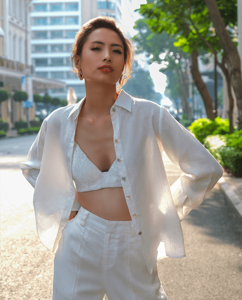 Áo Sơ Mi Linen Mộc Trà TOP171 - Hity