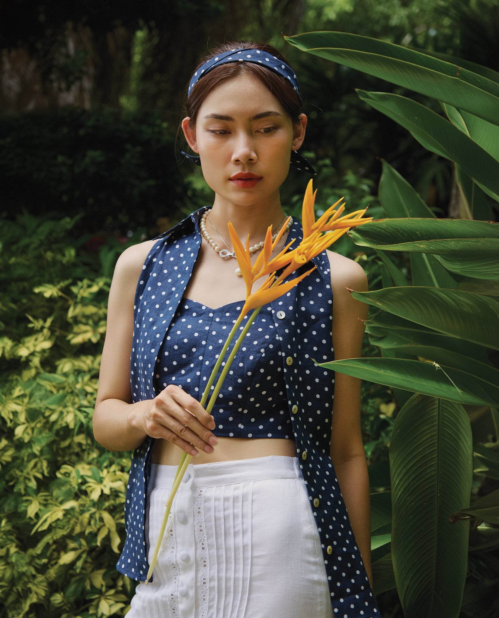 Áo Sơ Mi Halter Linen Hải Tinh TOP159 - Hity