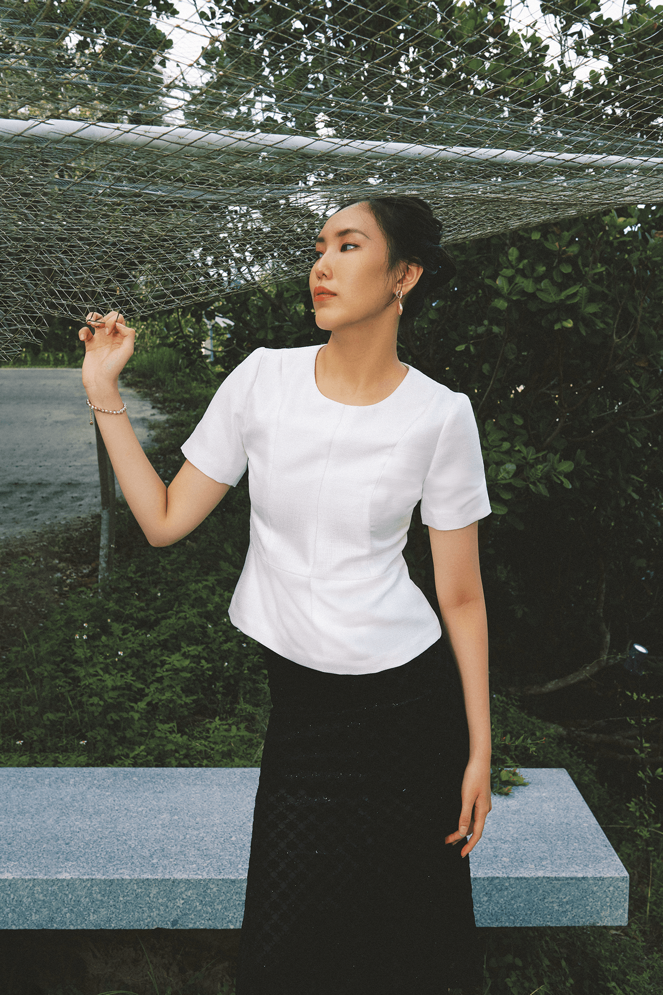 Áo Peplum Tweed Lan Chi TOP227 - Hity