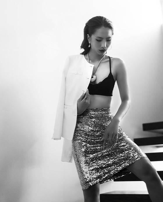 Váy Ngắn Mini Silver SKI026 - Hity