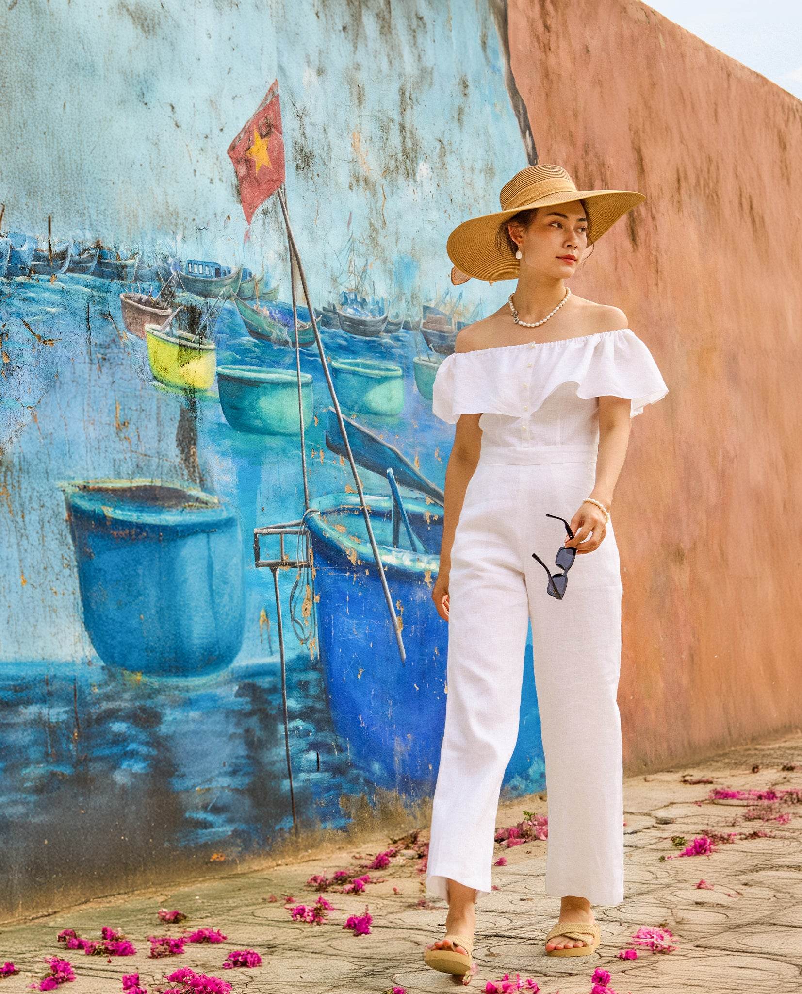 Đồ Bay Jumpsuit Nguyệt DRE132 - Hity