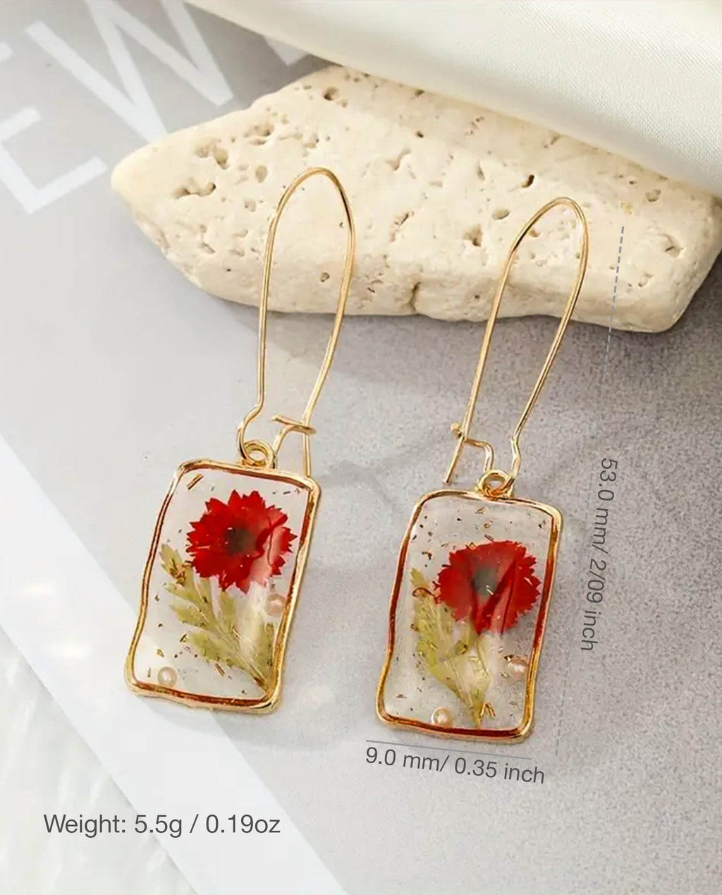 Bông Tai Ép Hoa ACC387 - Hity