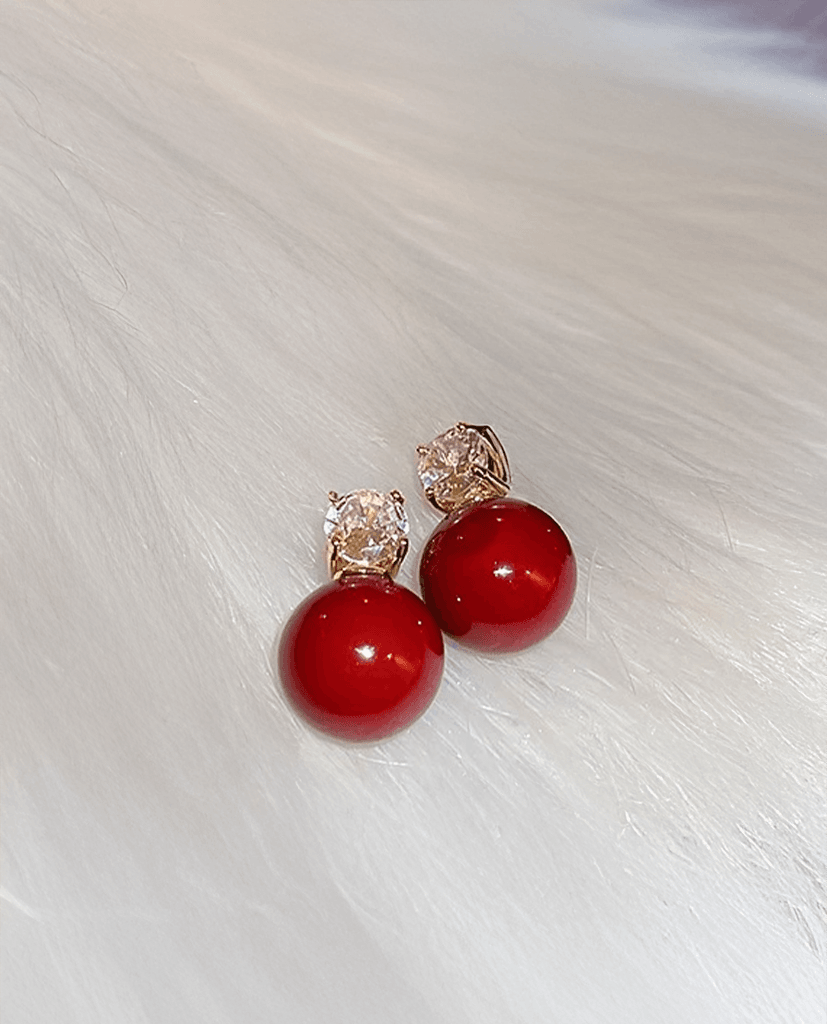 Bông Tai Hạt Ruby ACC113 - Hity