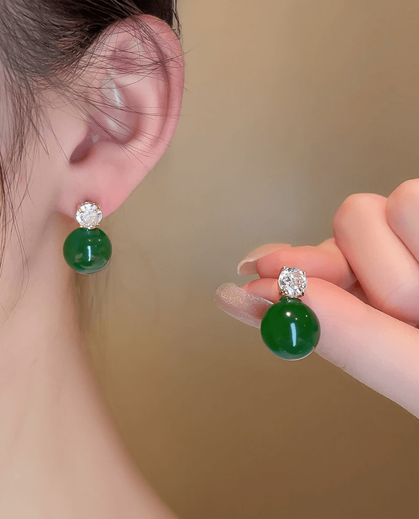 Bông Tai Nụ Emerald ACC036 - Hity