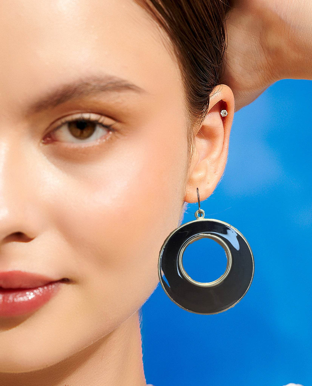 Bông Tai Tròn Statement AC398 - Hity