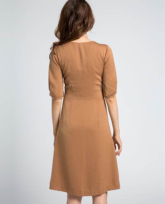 Đầm Ôm Eo Latte DRE077 - Hity