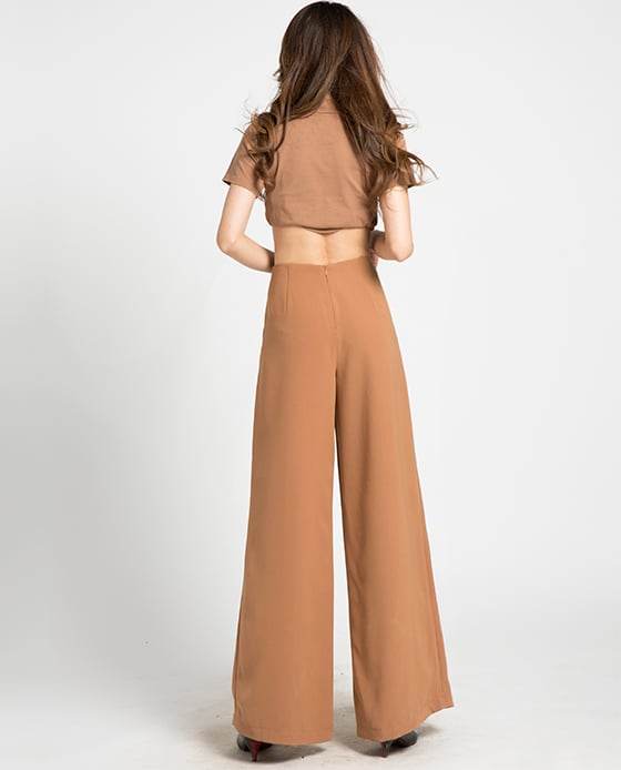 Quần Ống Rộng Palazzo Latte PAN030 - Hity