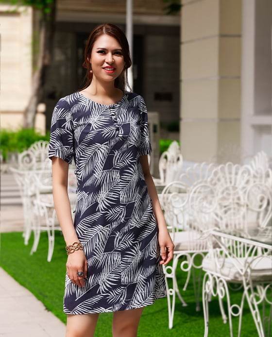Đầm Suông Linen Palmie DRE124 - Hity