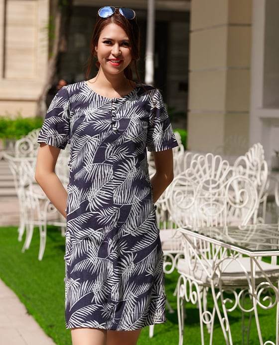 Đầm Suông Linen Palmie DRE124 - Hity
