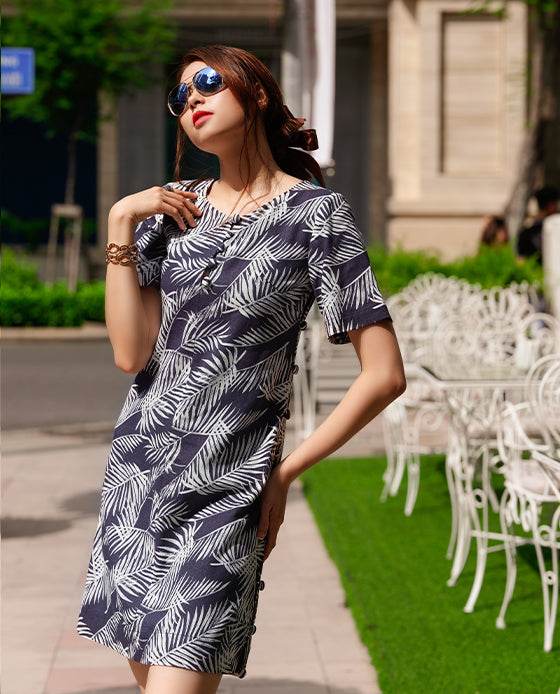 Đầm Suông Linen Palmie DRE124 - Hity