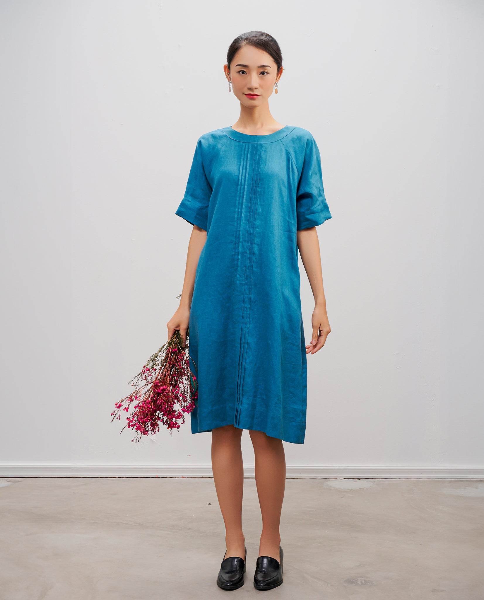 Đầm Suông Linen Khuê DRE185 - Hity