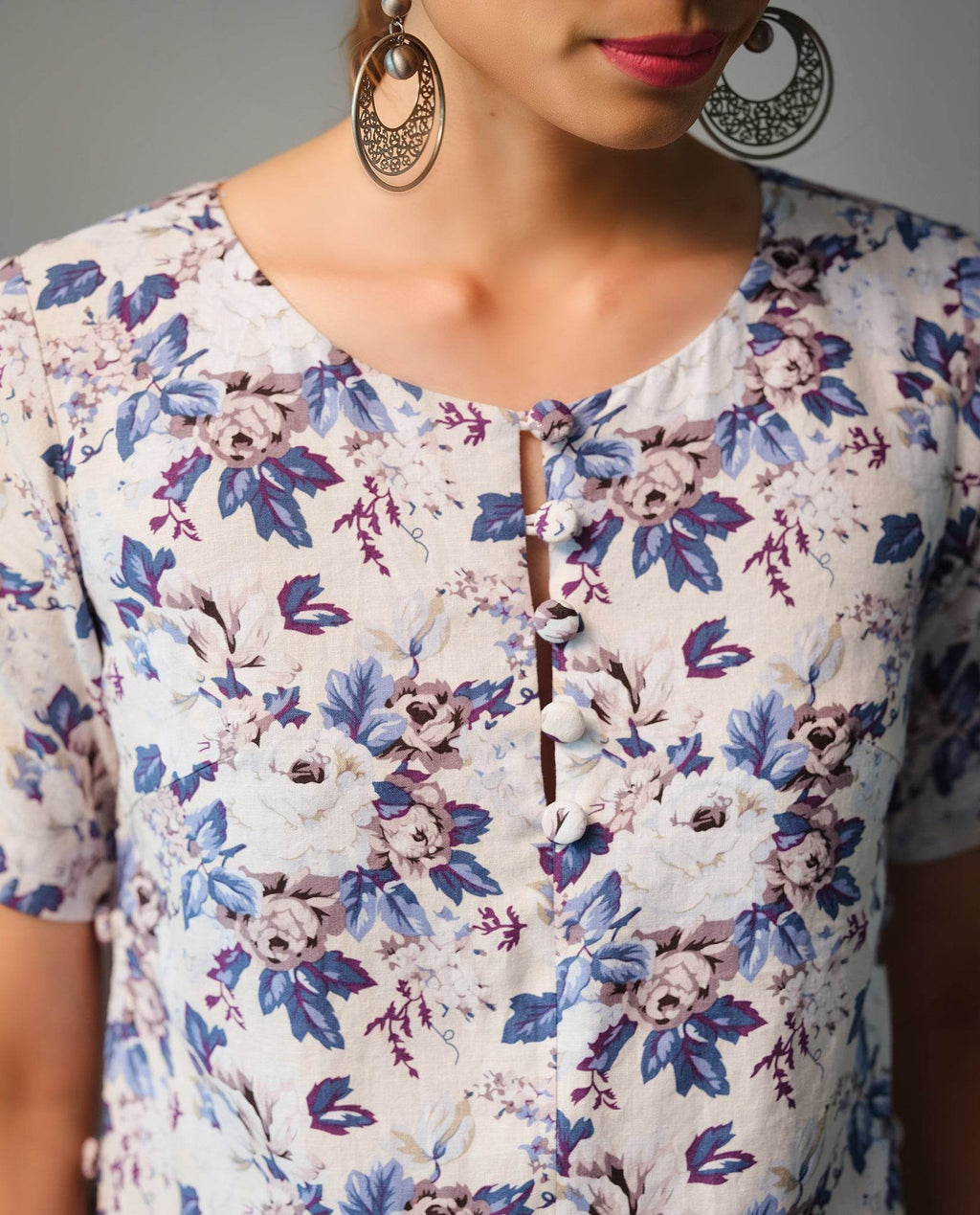 Đầm Linen Suông Mẫu Đơn DRE124 - Hity