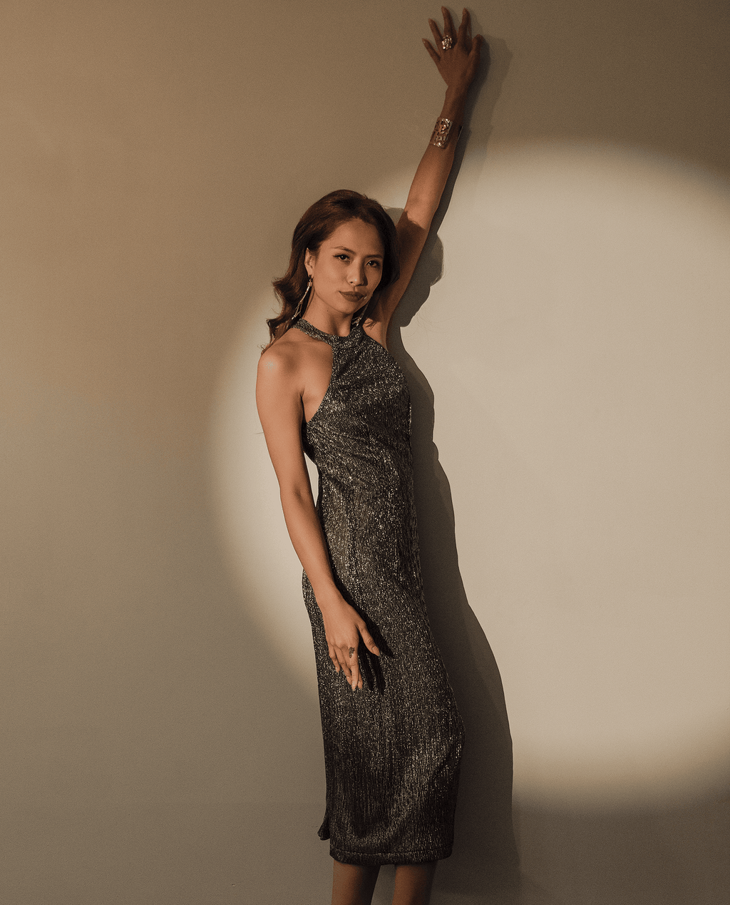 Đầm Cổ Yếm Halter Ánh Dạ DRE180 - Hity